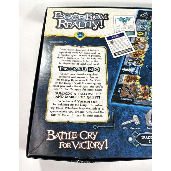 Fantasy Opoly Fantasy Board Game One Epic Quest Late for the Sky Complete - Picture 8 of 16